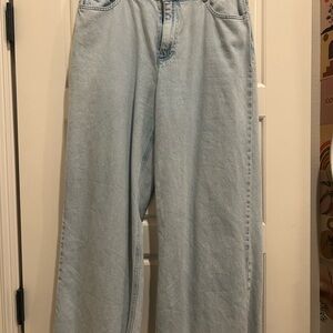 GB Girls Light Blue Flare & Wide Leg Jeans